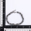 BSS1125 STAINLESS STEEL & NATURAL STONE BEADS BRACELET