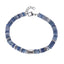 AAB Co stainless steel bracelet with sodalite and hematite natural stone beads