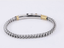 BSS939 STAINLESS STEEL SQUARE FOXTAIL CHAIN BRACELET AAB CO..
