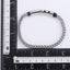 BSS939 STAINLESS STEEL SQUARE FOXTAIL CHAIN BRACELET AAB CO..