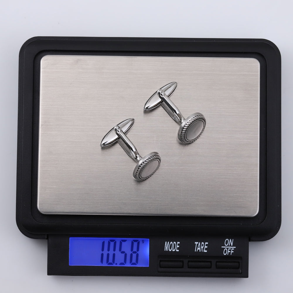 stainless steel jewelry, stainless steel cufflink, rope design jewelry