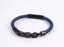 MBSS254 STAINLESS STEEL LEATHER BRACELET WITH CHAIN LINK DESIGN