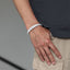 MBSS255 STAINLESS STEEL & DOUBLE LEATHER BRACELET