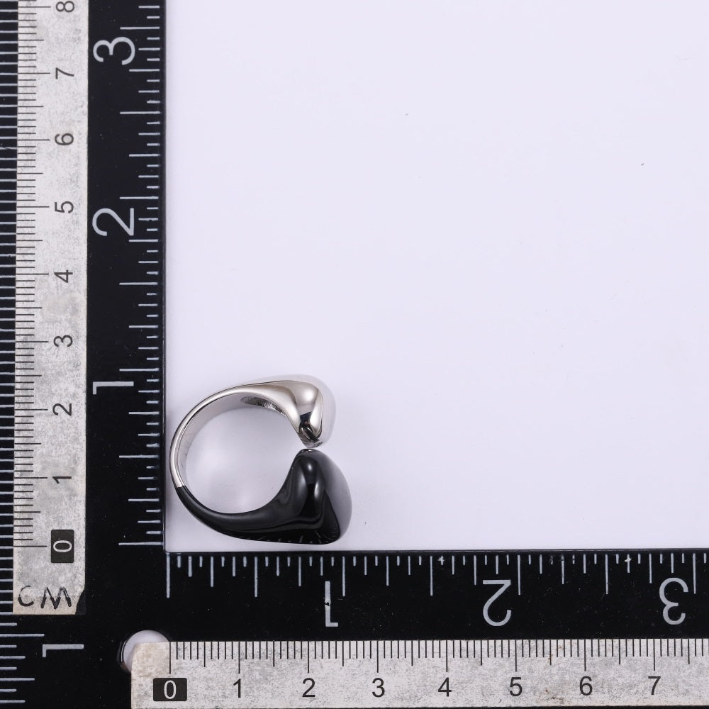 MRSS07 STAINLESS STEEL TWO TONE RING