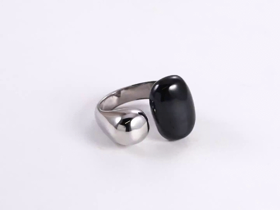 MRSS07 STAINLESS STEEL TWO TONE RING