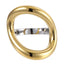 AAB stainless steel ring with sculptural gold finish, minimalist modern jewelry, OEM ODM jewelry manufacturer.