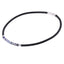 AAB Co stainless steel leather necklace with hematite and sodalite beads
