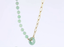 NSS1059 STAINLESS STEEL NECKLACE WITH NATURAL STONE