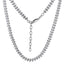 stainless steel necklace, leaf design, femininity jewelry