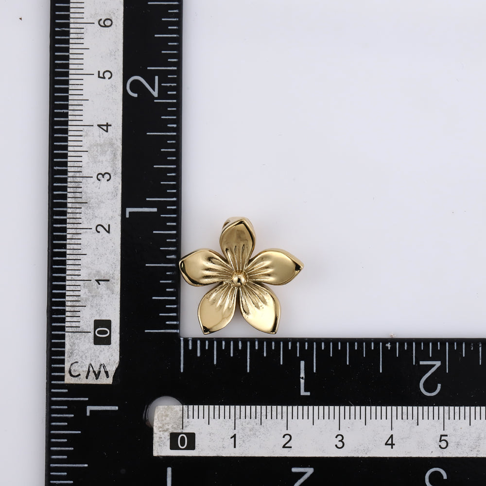 PSS1279 STAINLESS STEEL FLOWER PENDANT AAB CO..