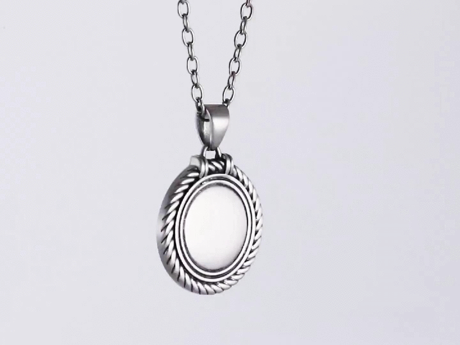 stainless steel jewelry, stainless steel pendant, rope design pendant