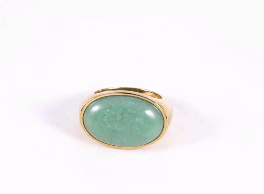 RSS1131 STAINLESS STEEL RING WITH STONE