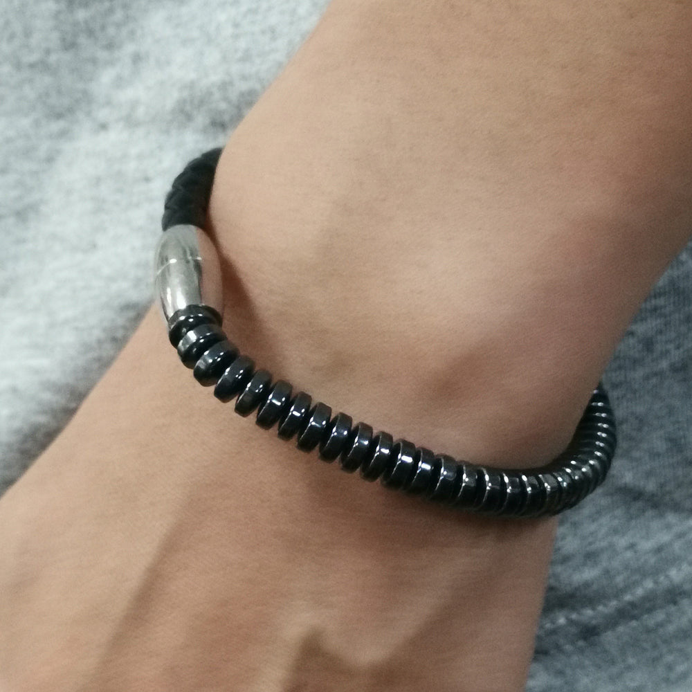 BSS738 STAINLESS STEEL HALF BRACELET AAB CO..