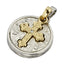 GPSD167 STAINLESS STEEL PENDENT WITH DIAMOND AAB CO..