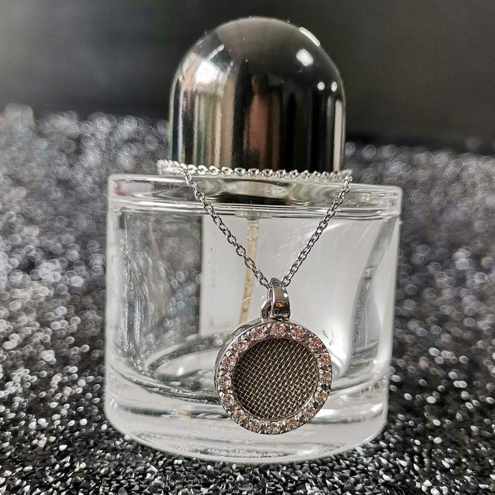 PSS910 STAINLESS STEEL PENDANT WITH CZ AAB CO..