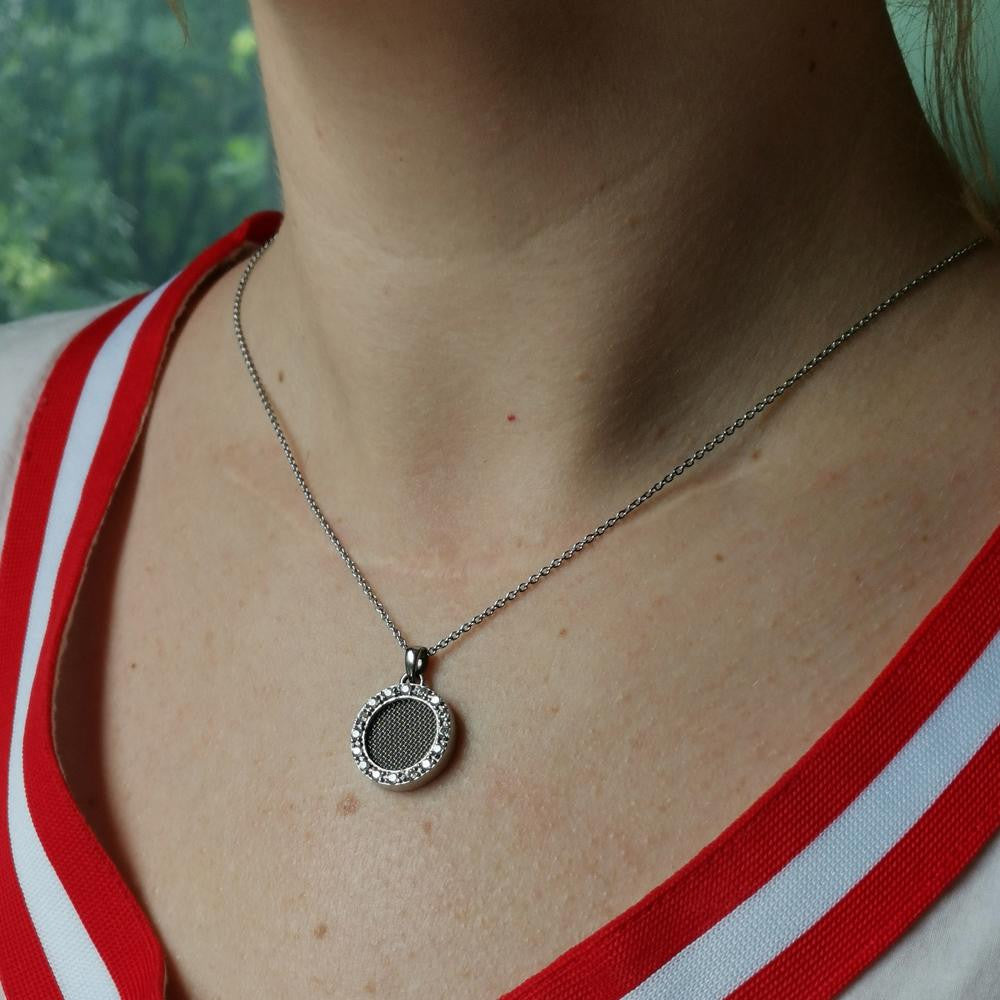 PSS910 STAINLESS STEEL PENDANT WITH CZ AAB CO..