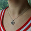 PSS910 STAINLESS STEEL PENDANT WITH CZ AAB CO..