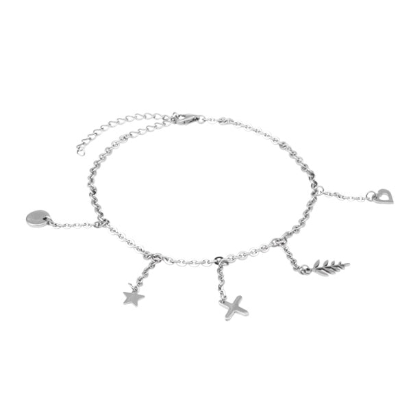 BAF04 ANKLET CHAIN WITH CHARM AAB CO..