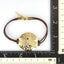 BSS492 STAINLESS STEEL LEATHER BRACELET AAB CO..