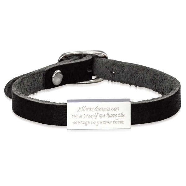 GBSS69 STAINLESS STEEL BRACELET
All our dreams can come true_if we have the courage to pursue them AAB CO..