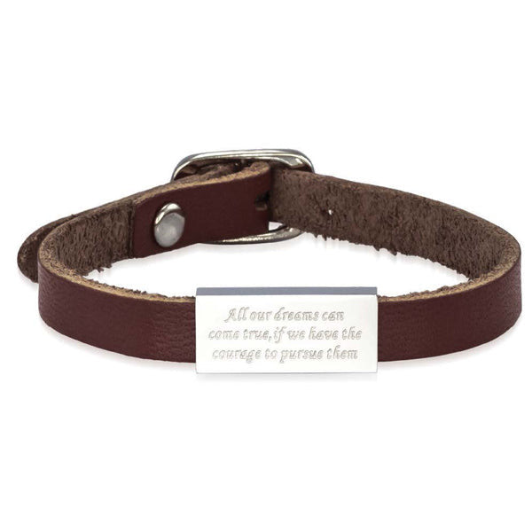 GBSS69 STAINLESS STEEL BRACELET
All our dreams can come true_if we have the courage to pursue them AAB CO..