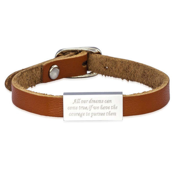 GBSS69 STAINLESS STEEL BRACELET
All our dreams can come true_if we have the courage to pursue them AAB CO..