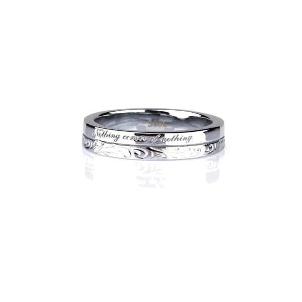 GRSS362 STAINLESS STEEL RING
Nothing comes of nothing AAB CO..