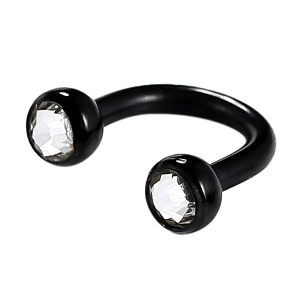 JBCB08 BCB WITH FOIL STONE (U SHAPE) AAB CO..