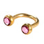 JBCB08 BCB WITH FOIL STONE (U SHAPE) AAB CO..
