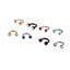 JBCB08 BCB WITH FOIL STONE (U SHAPE) AAB CO..
