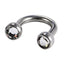 JBCB08 BCB WITH FOIL STONE (U SHAPE) AAB CO..