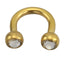JBCB08 BCB WITH FOIL STONE (U SHAPE) AAB CO..