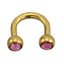 JBCB08 BCB WITH FOIL STONE (U SHAPE) AAB CO..