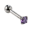 JRTH04 BARBELL WITH ROUND STONE AAB CO..