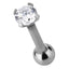 JRTH04 BARBELL WITH ROUND STONE AAB CO..