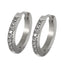 MESS28 STAINLESS STEEL EARRING WITH CZ AAB CO..
