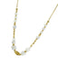 NSS714 STAINLESS STEEL NECKLACE WITH GLASS