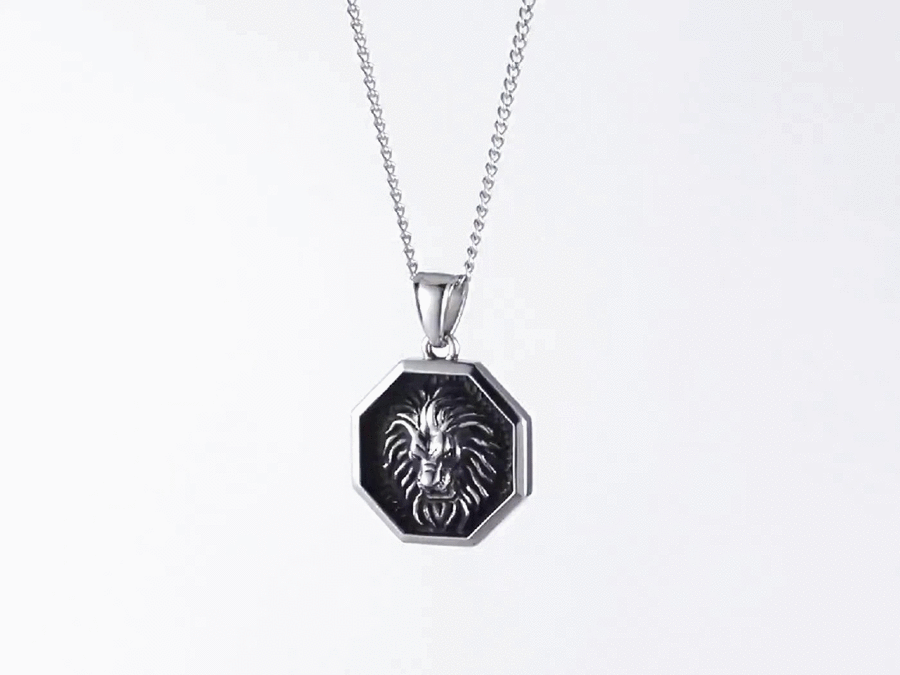PSS1125 STAINLESS STEEL PENDANT WITH LION AAB CO..