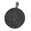 PSS1131 STAINLESS STEEL PENDANT WITH 925 BLACK