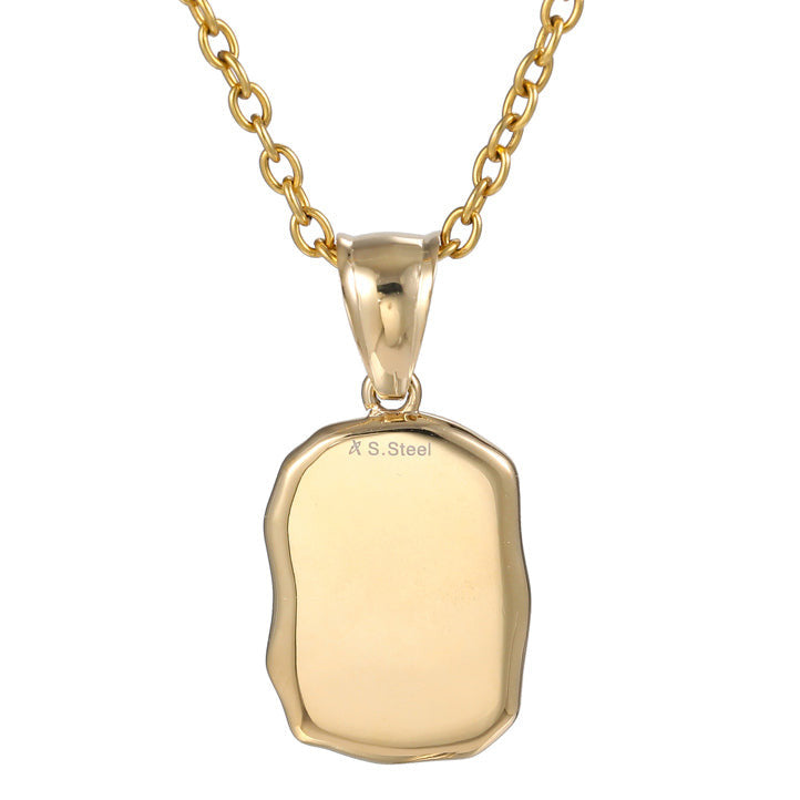 PSS1163 STAINLESS STEEL SQUARE PENDANT AAB CO..