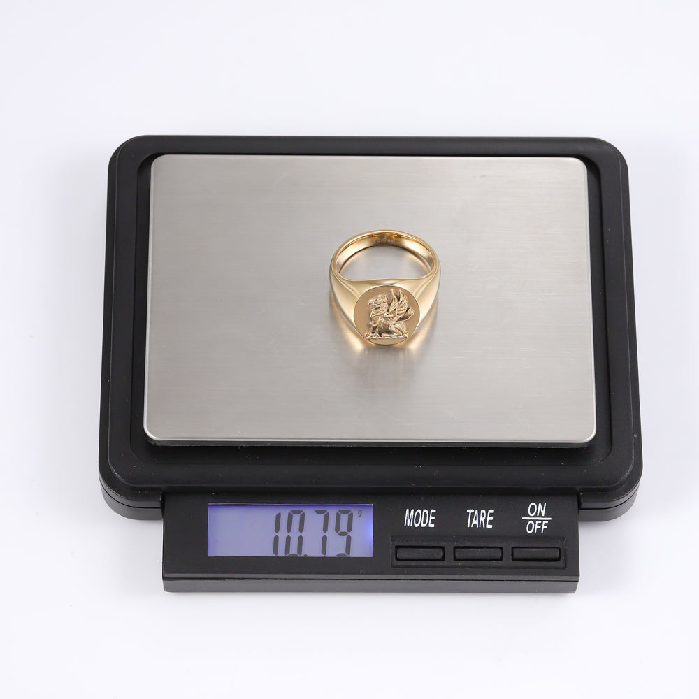 RSS1033 STAINLESS STEEL OVAL SIGNET RING AAB CO..