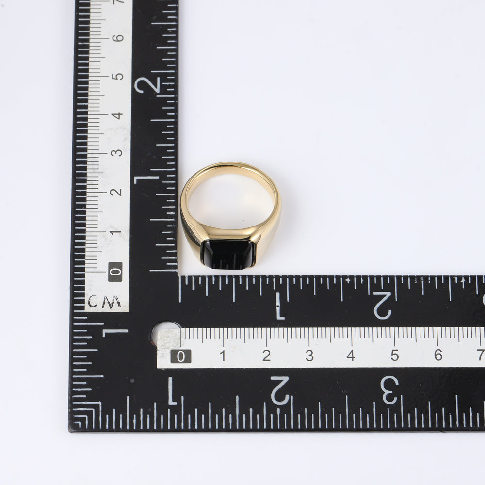 RSS1036 STAINLESS STEEL RING WITH NATURAL STONE AAB CO..