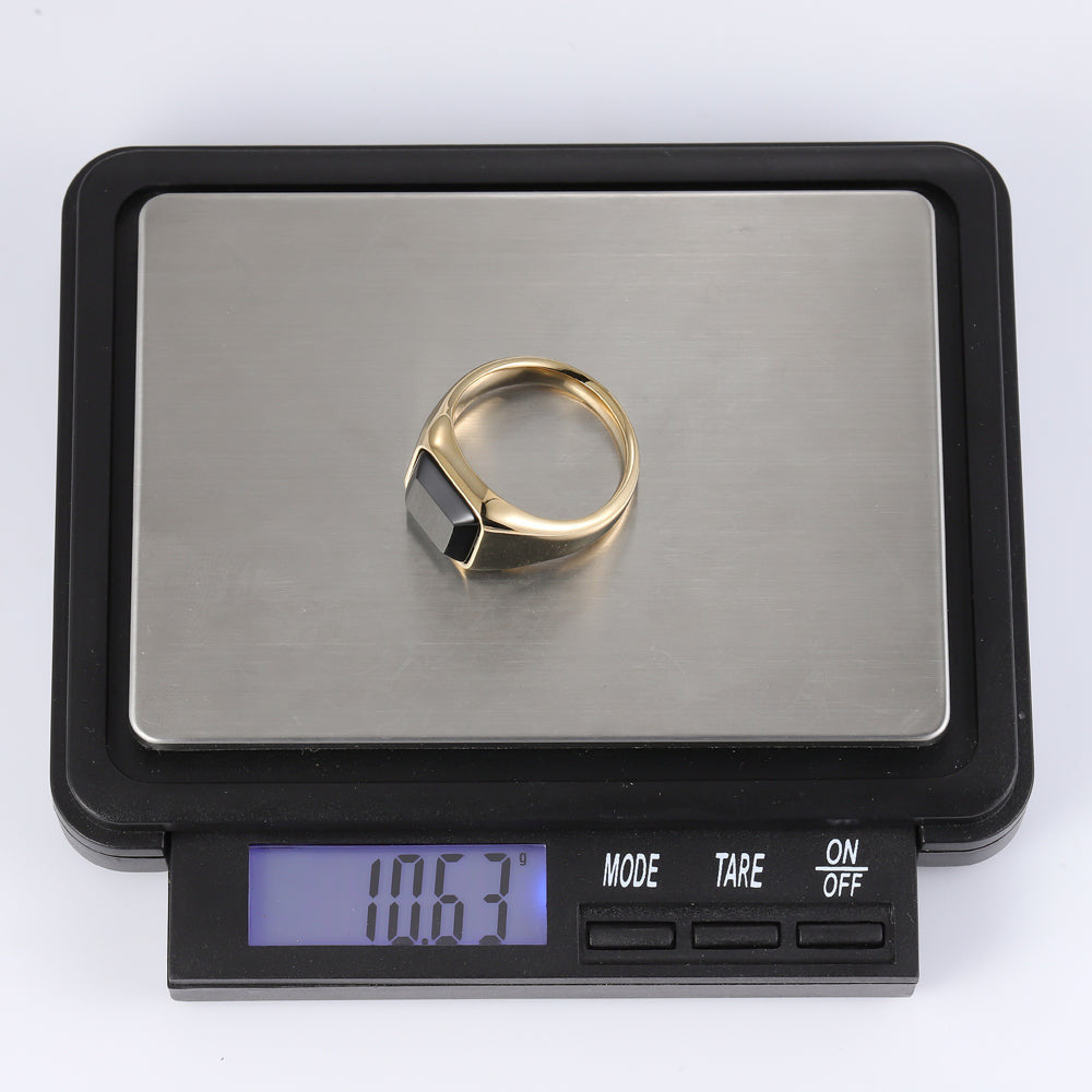 RSS1036 STAINLESS STEEL RING WITH NATURAL STONE AAB CO..