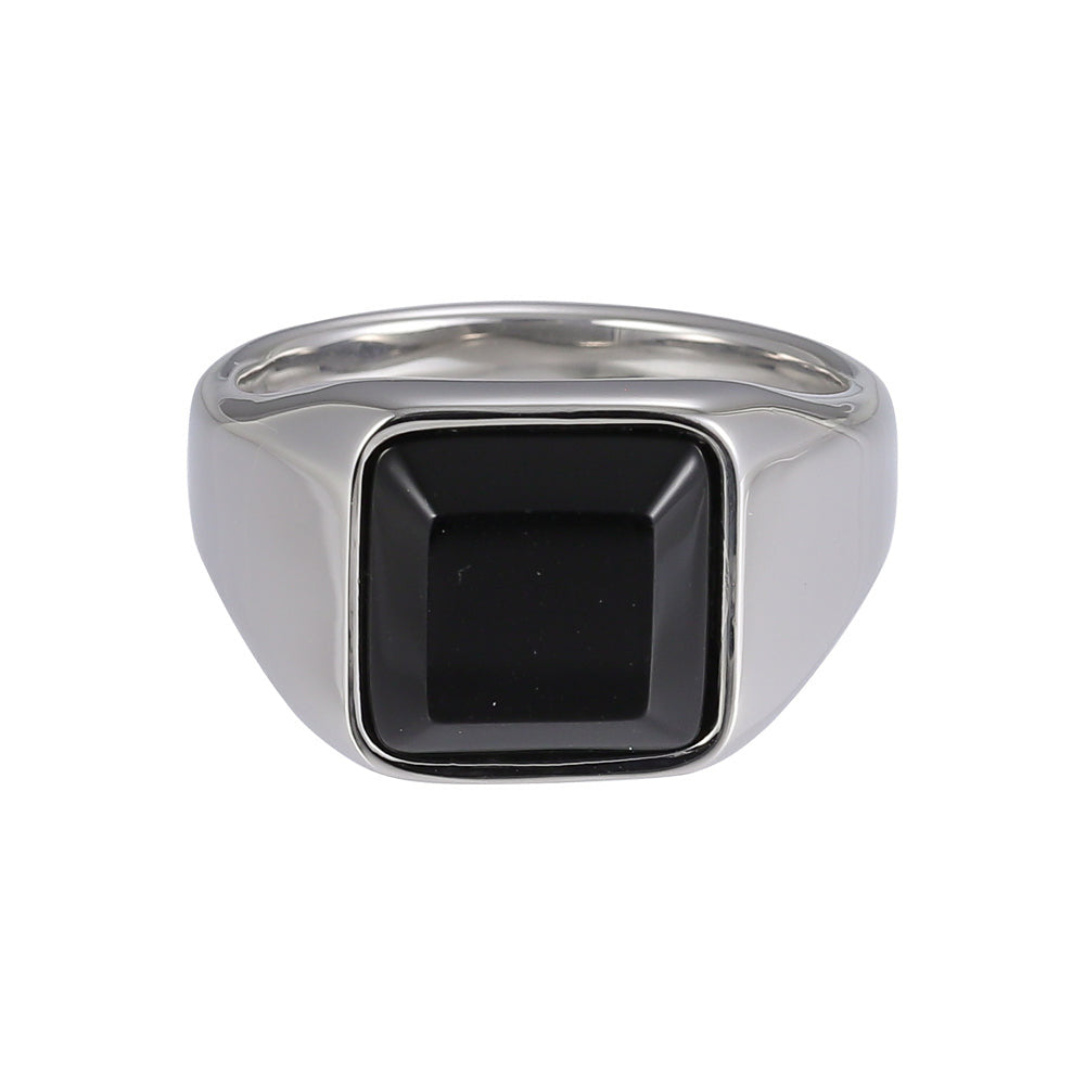 RSS1036 STAINLESS STEEL RING WITH NATURAL STONE AAB CO..