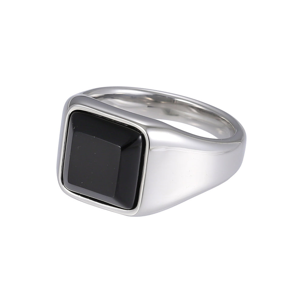 RSS1036 STAINLESS STEEL RING WITH NATURAL STONE AAB CO..
