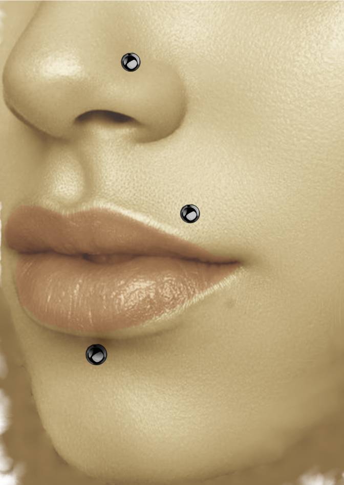 BBNPB2 NOSE STUD WITH STEEL BALL AAB CO..