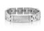 EXBR94A STAINLESS STEEL BRACELET W PVD AND CZ