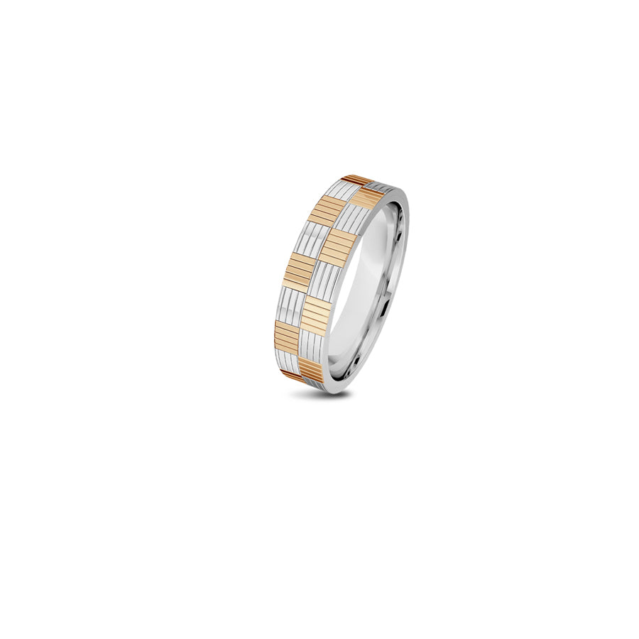 EXR135A.STM STAINLESS STEEL MAT RING WITH RG PVD