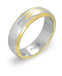 INRC16A.KLE STAINLESS STEEL RING PVD CZ