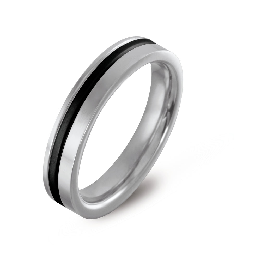 EXR115B.KLE STAINLESS STEEL RING PVD
